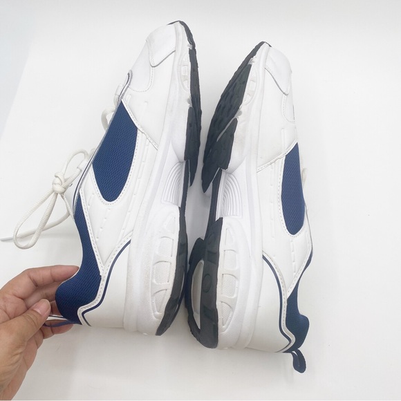 Dr Scholls Men's White and Blue Athletic Sneakers Shoes Size 13.W - Picture 5 of 10